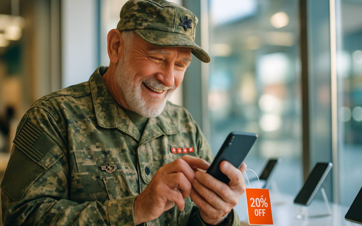 Popular phone deals for veterans